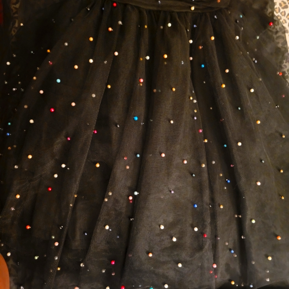 Woman's BJ Colorful Beaded Dress